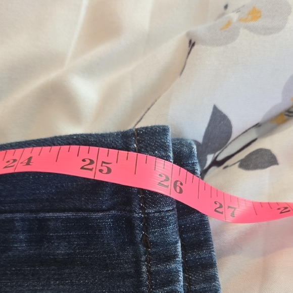 Classic Dark Blue Straight Leg Jeans - Picture 9 of 11